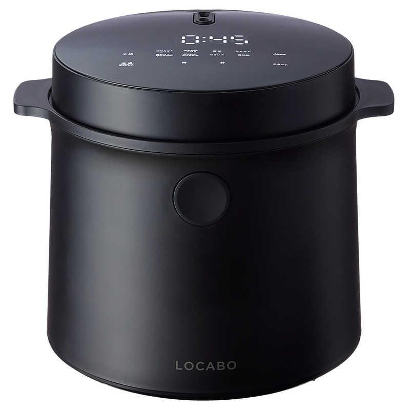 ロカボ 炊飯器 5合炊 糖質カット炊2合 糖質カット炊飯器 糖質制限 JM-C20E-B ブラック LOCABO