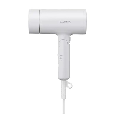 サロニア ヘアドライヤー グロッシーケアドライヤー パール髪ノズル SAL23210WH ホワイト SALONIA