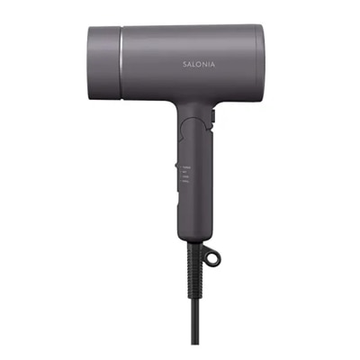 サロニア ドライヤー ヘアドライヤー グロッシーケアドライヤー パール髪ノズル SAL23210GR グレー SALONIA
