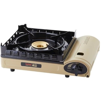 イワタニ ガスコンロ カセットガスコンロ カセットフー 風まるIII CB-KZ-3 サンドベージュ Iwatani