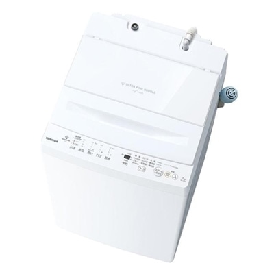 東芝 洗濯機 7kg インバーター 縦型 上開き 全自動洗濯機 ZABOON AW-7DH4(W) ピュアホワイト TOSHIBA
