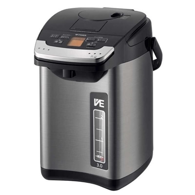 タイガー魔法瓶 電気ポット 3.0L 蒸気レスVE電気まほうびん とく子さん PIG-H300(K) ブラック TIGER