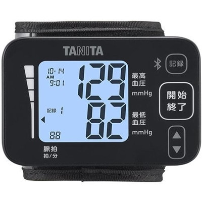 TANITA タニタ BP-218L ダークブルー 手首式血圧計 昇圧タイプ スマホ連携 Bluetooth対応