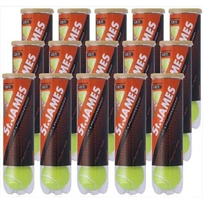 ダンロップ テニスボール 1箱60球 (4球入×15缶) セット St.JAMES セントジェームス DUNLOP
