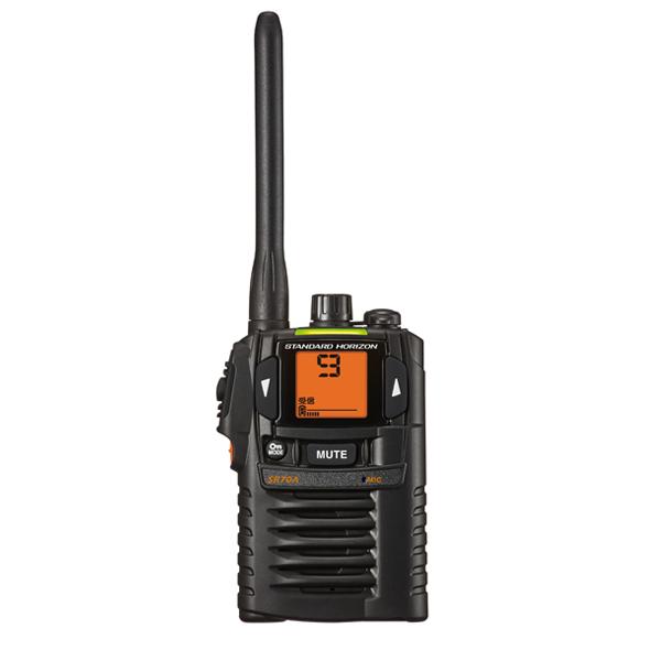 八重洲無線 トランシーバー 特定小電力トランシーバー スタンダードホライゾン SR70AB ブラック
