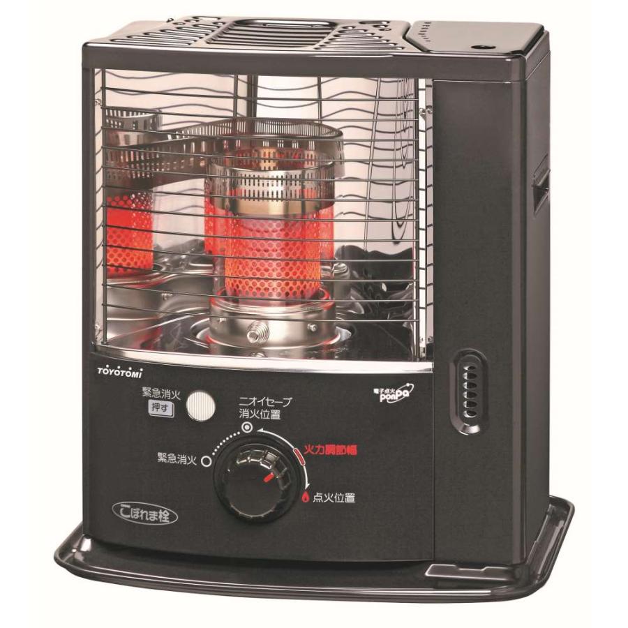 トヨトミ ストーブ 石油ストーブ 反射型 木造6畳/コンクリート8畳 RSX-23N-B ブラック TOYOTOMI