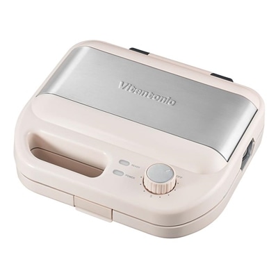 Vitantonio ビタントニオ VWH-600-I アイボリー ワッフル＆ホットサンドベーカー プレート2種付属