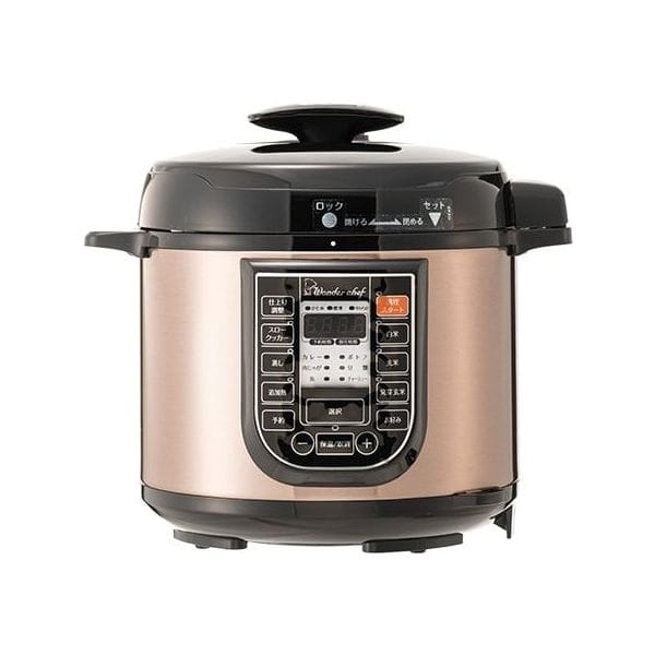ワンダーシェフ マイコン電気圧力鍋4L 楽ポン OEDD40 マイコン電気圧力鍋 4L 4リットル 家族3~4人用 圧力鍋 圧力なべ 電気圧力鍋 マイコン圧力鍋