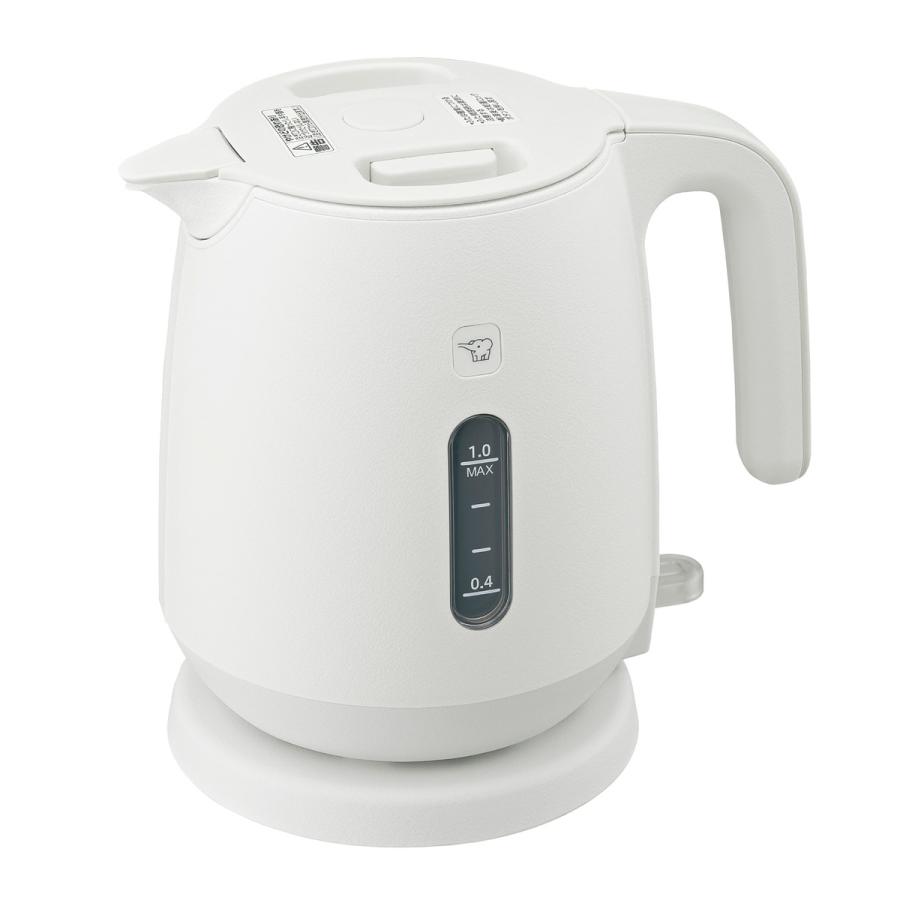 象印 電気ケトル 湯沸かしポット 1.0L 安全設計 CK-ZA10-WA ホワイト ZOJIRUSHI
