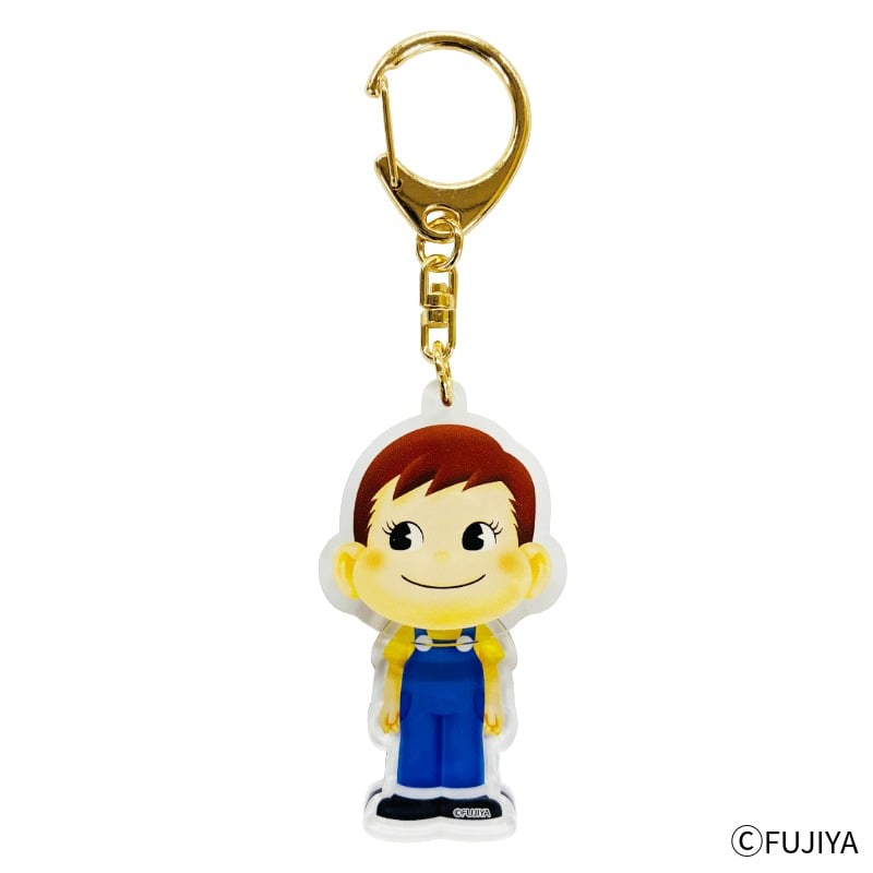 不二家 公式 ふりふりポコちゃんアクリルキーホルダー ポコちゃん ペコちゃん キーホルダー キャラクター かわいい オリジナル 限定