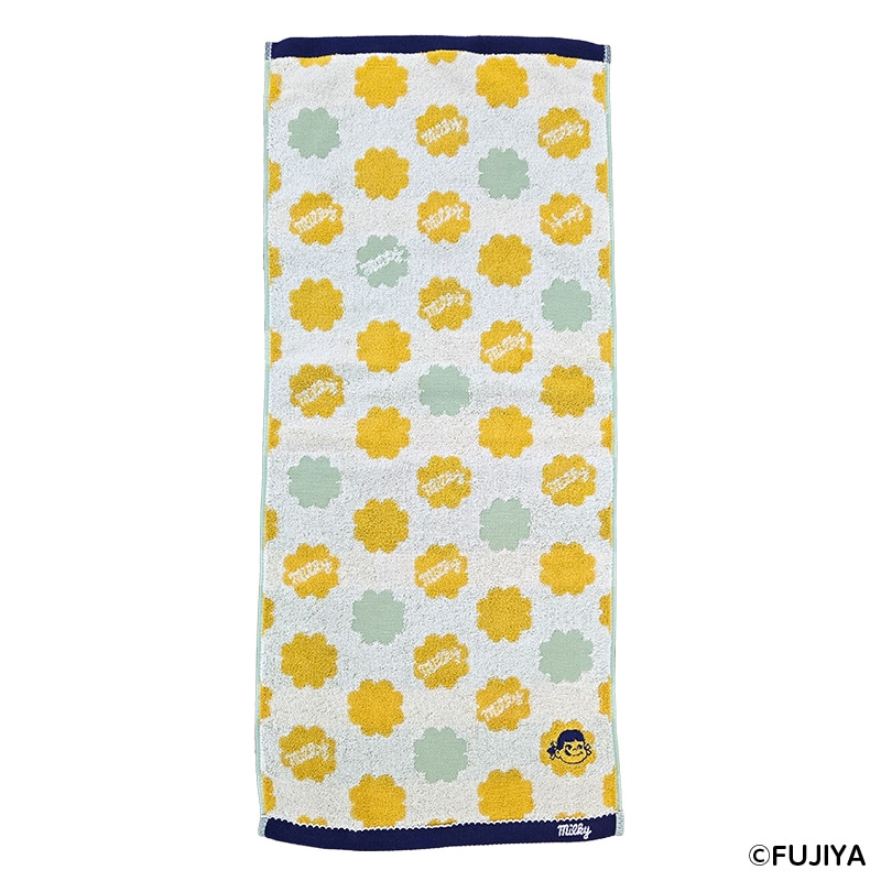 不二家 公式 ラッピングペーパー フェイスタオル ペコちゃん ミルキー ラッピングペーパー キャラクター