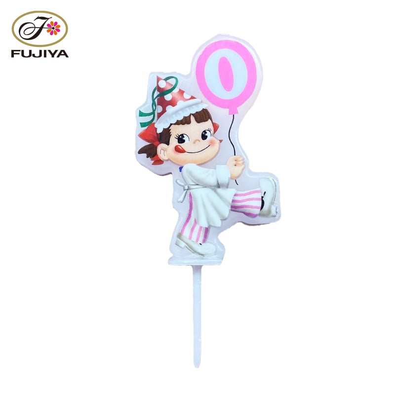 不二家 公式 ペコ数字キャンドル『0』 誕生日 お祝い バースデー ペコちゃん ぺこちゃん ナンバーキャンドル バースデーキャンドル キャンドル ロウソク ろうそく ナンバー 数字 数字キャンドル 誕生日ケーキ バースデーケーキ サプライス 子供 大人