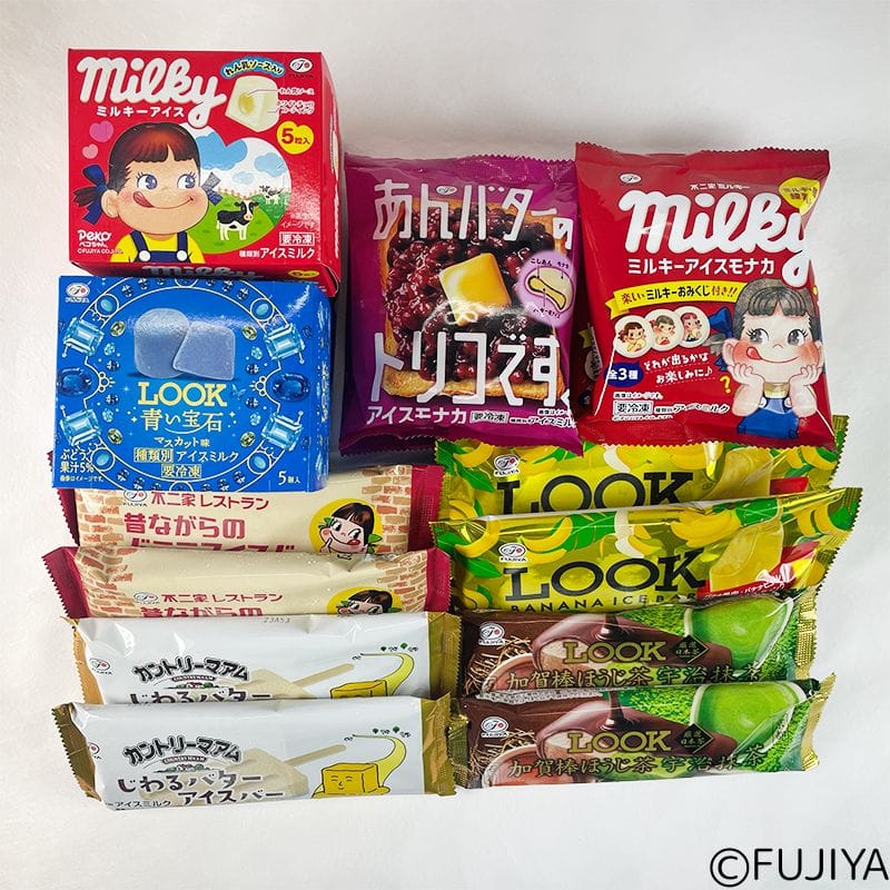 不二家 公式 不二家アイス詰め合わせ 16個入り 個包装 16個入り アイス 冷凍 ミルキー ルック まとめ買い 大容量 たっぷり