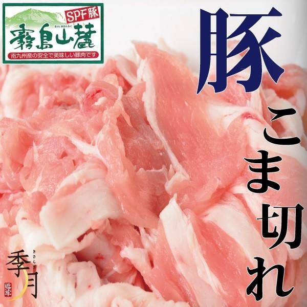 【2026年1月10日以降順次発送】霧島山麓ポーク 豚肉 こま切れ 100g 家計応援