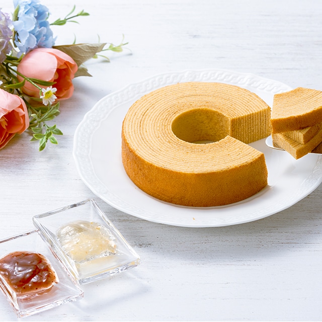 バレンタイン 2026 焼き菓子 バームクーヘン お菓子 スイーツ 贈り物 ギフト 千疋屋 パティスリー銀座千疋屋 銀座プレミアムバウムクーヘン