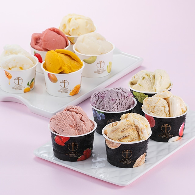 お歳暮 クリスマス 2025 アイス アイスクリーム お菓子 スイーツ 贈り物 ギフト 千疋屋 パティスリー銀座千疋屋 銀座プレミアムアイス&ソルベ20個