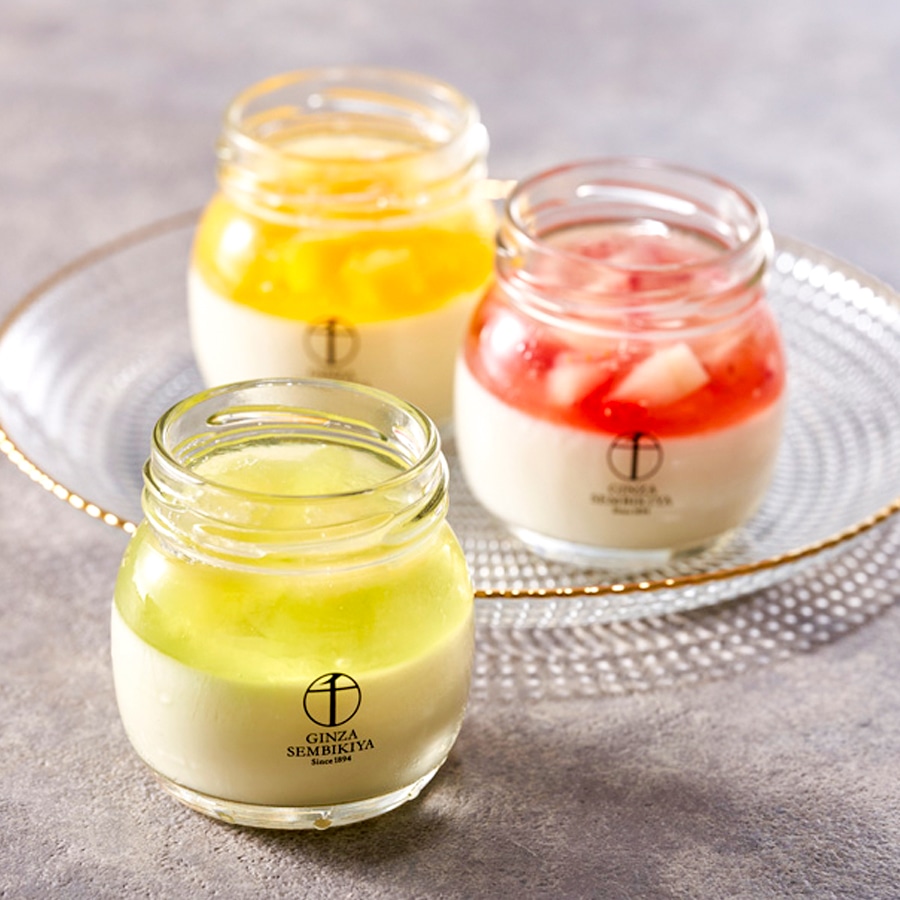 お歳暮 クリスマス 2025 ゼリー 杏仁豆腐 お菓子 スイーツ 贈り物 ギフト 千疋屋 パティスリー銀座千疋屋 銀座フルーツ杏仁詰合せ6個