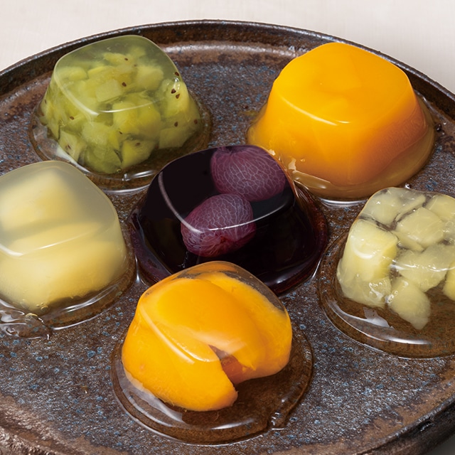 お歳暮 クリスマス 2025 ゼリー フルーツゼリー お菓子 スイーツ 贈り物 ギフト 千疋屋 パティスリー銀座千疋屋 【冬季限定】銀座「冬」ゼリー6個