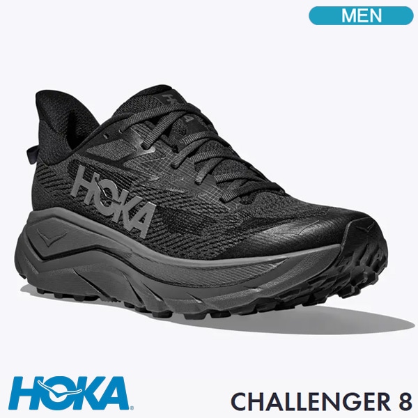 ホカ スニーカー HOKA M CHALLENGER 8 チャレンジャー 8 レギュラー幅 メンズシューズ 1168716-BCKT ブラック/アウターオービット