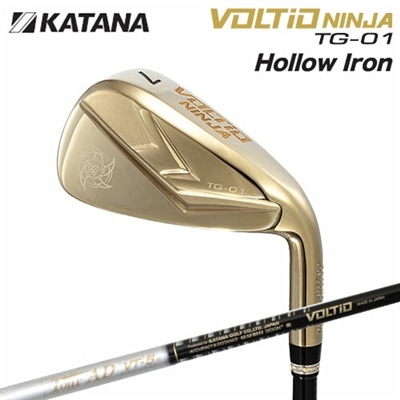 KATANA GOLF カタナゴルフ アイアンセット VOLTIO NINJA TG-01 HOLLOW IRON 8本組 TOUR AD VT  8本組 R