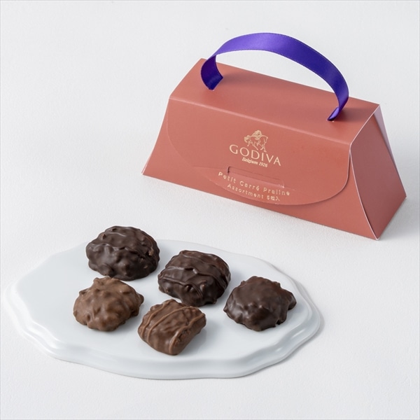 チョコレート ホワイトデー 2026 ゴディバ公式(GODIVA)プティ カレ プラリネ アソートメント(5粒入)(ギフト スイーツ プレゼント)