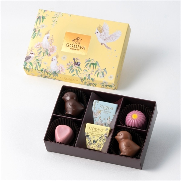 ゴディバ公式(GODIVA)羽ばたく 花咲く春 アソートメント(6粒入)チョコレート(ギフト スイーツ プレゼント)