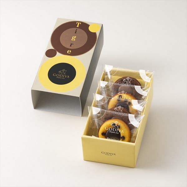 スイーツ プレゼント ギフト お返し お祝い チョコレート ゴディバ (GODIVA)ティグレ アソートメント(4個入)