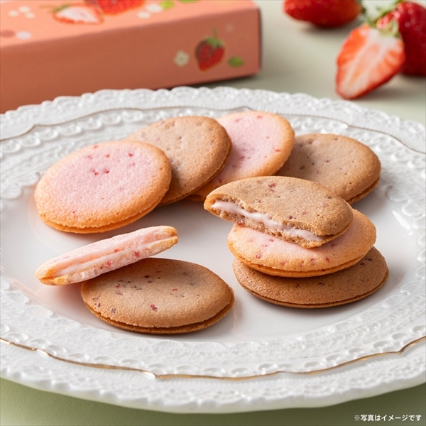 バレンタイン 2026 ゴディバ公式(GODIVA)あまおう苺ラングドシャクッキー アソートメント(30枚入)クッキー ビスケット(ギフト スイーツ プレゼント)