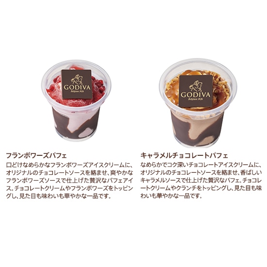 アイス アイスクリーム ギフト プレゼント お返し ゴディバ公式 ゴディバ(GODIVA)【オンラインショップ限定・送料込】パフェアイス(6個入)