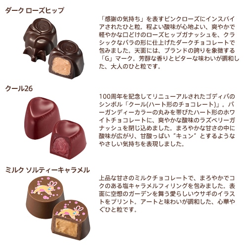 チョコレート ホワイトデー 2026 ゴディバ公式(GODIVA)チョコレートローズ グランプラス(12粒入)(ギフト スイーツ プレゼント)