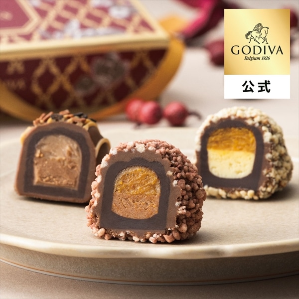スイーツ プレゼント ギフト お返し お祝い チョコレート ゴディバ (GODIVA)季節のトリュフ-秋冬-(6粒入)