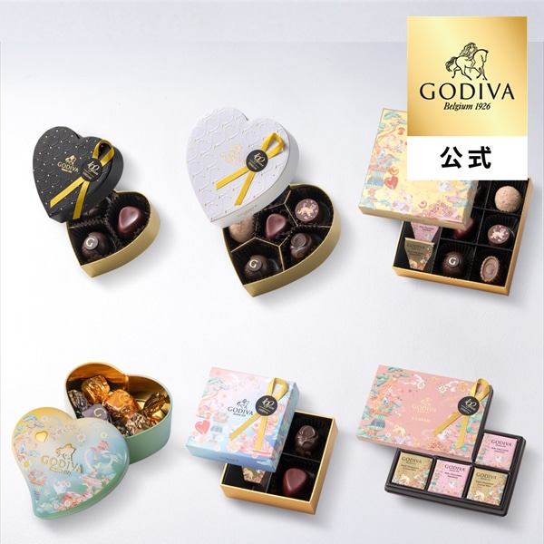 チョコレート ホワイトデー 2026 ゴディバ公式（GODIVA）ゴディバ チョコレートローズ バラエティセット（ギフト スイーツ プレゼント）6点セット オンラインショップ限定
