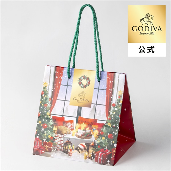 クリスマス ゴディバ公式 （GODIVA） ゴディバ ブッシュ ド ノエル ギフトバッグ (S)
