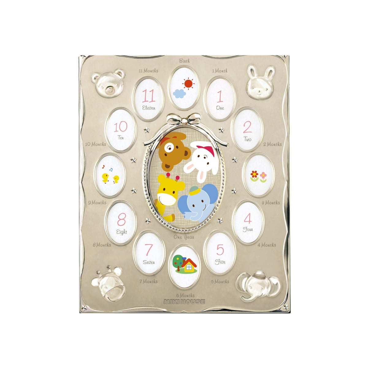 ミキハウス 12ヶ月 フォトフレーム