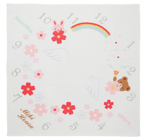 ミキハウス ガーゼバスタオル