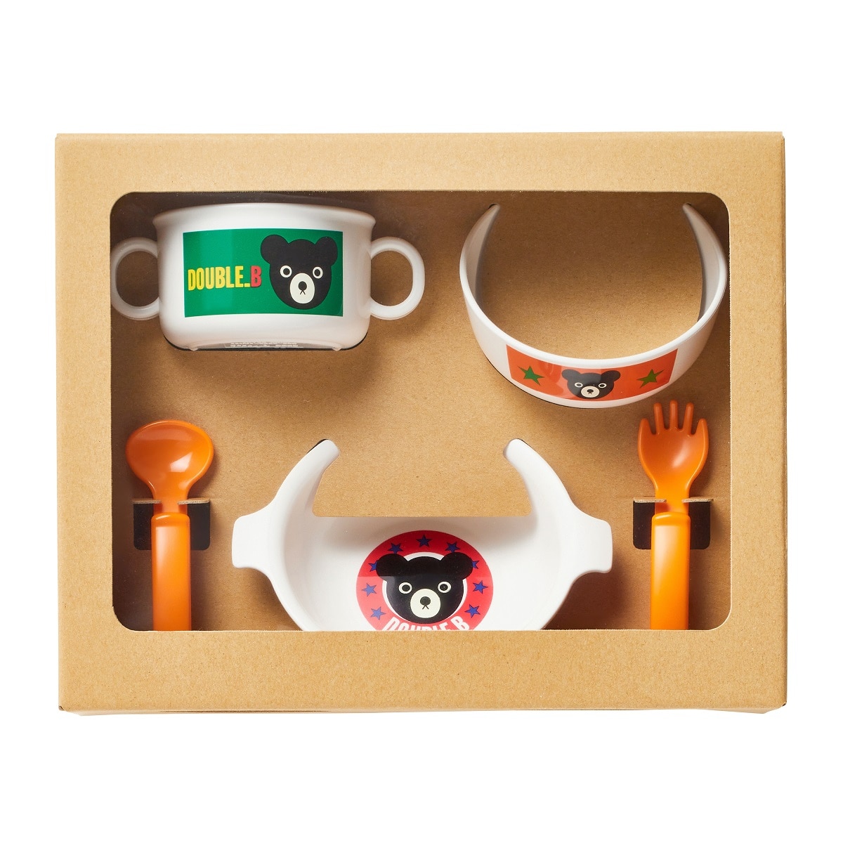 ミキハウス ダブルビー テーブルウェアセット