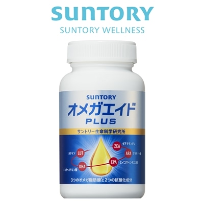 サントリー 公式 オメガエイドPLUS 機能性表示食品 オメガ脂肪酸 オメガ3 サプリメント サプリ 180粒入/約30日分