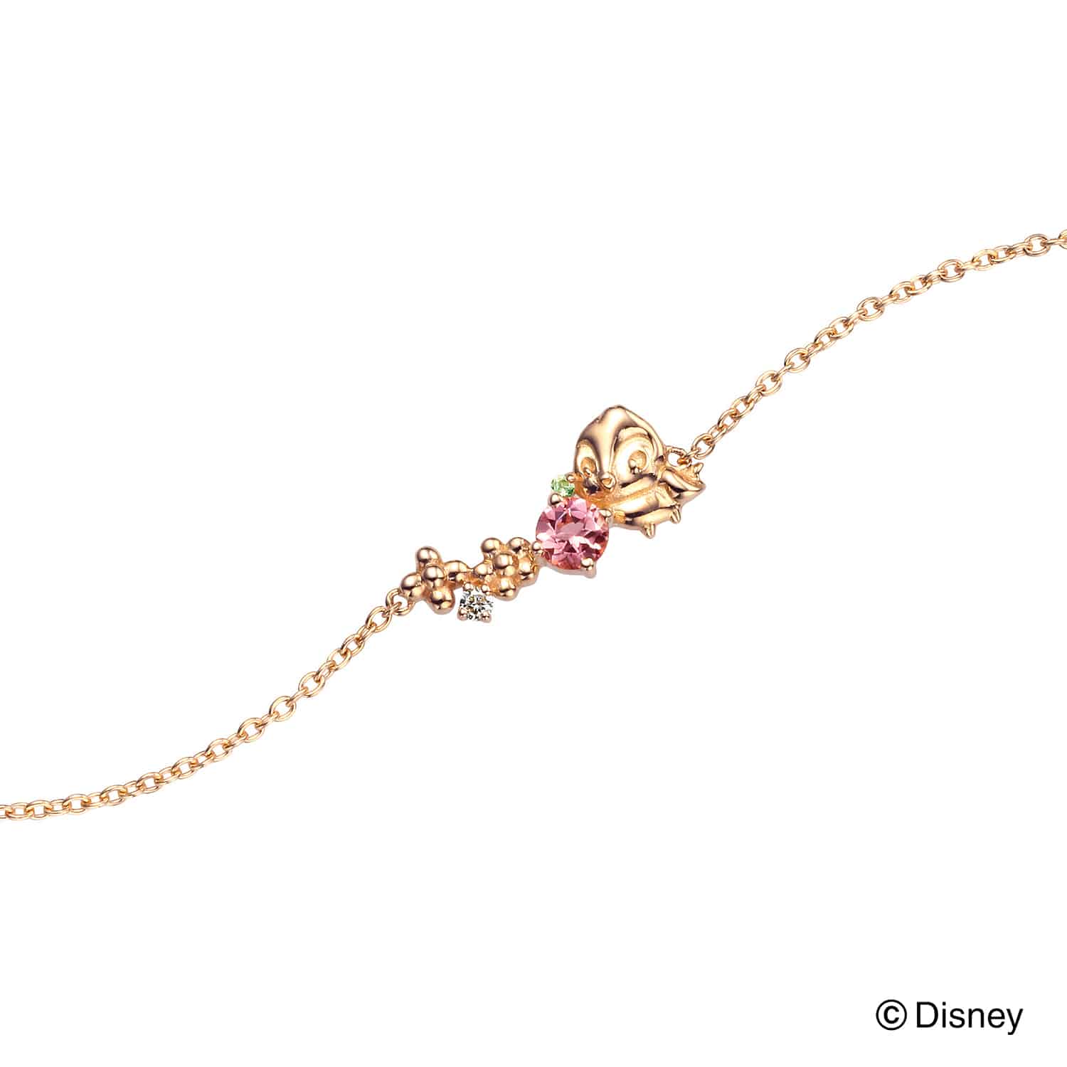 ディズニープリンセス 白雪姫 ピンクゴールドブレスレット