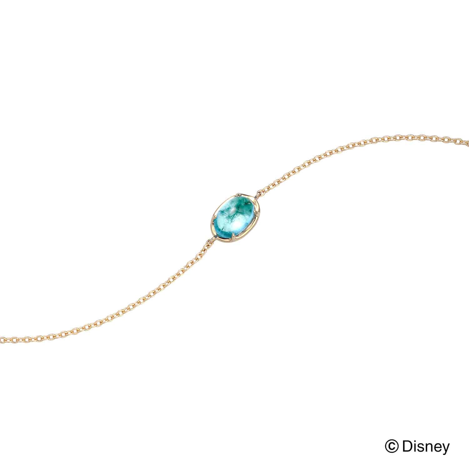 ディズニープリンセス ジャスミン イエローゴールドブレスレット