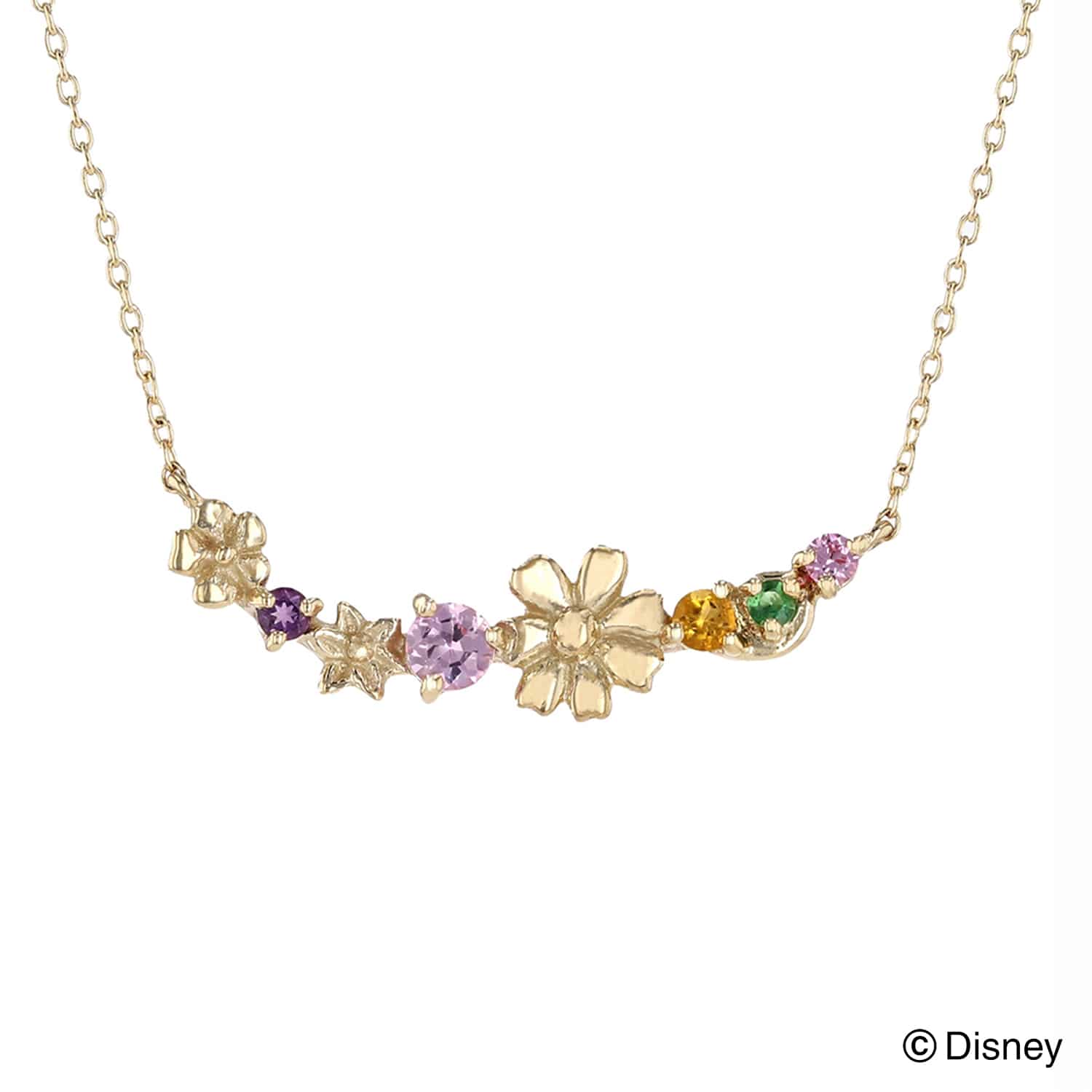 ディズニーラプンツェル K10YGネックレス