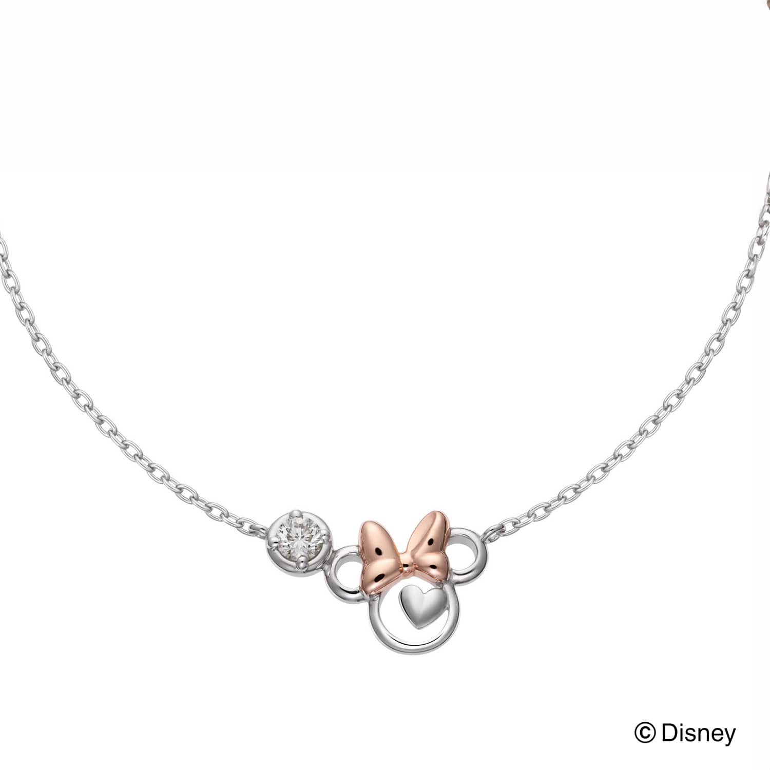 ミ二ーマウスK10WG/K10PGブレスレット