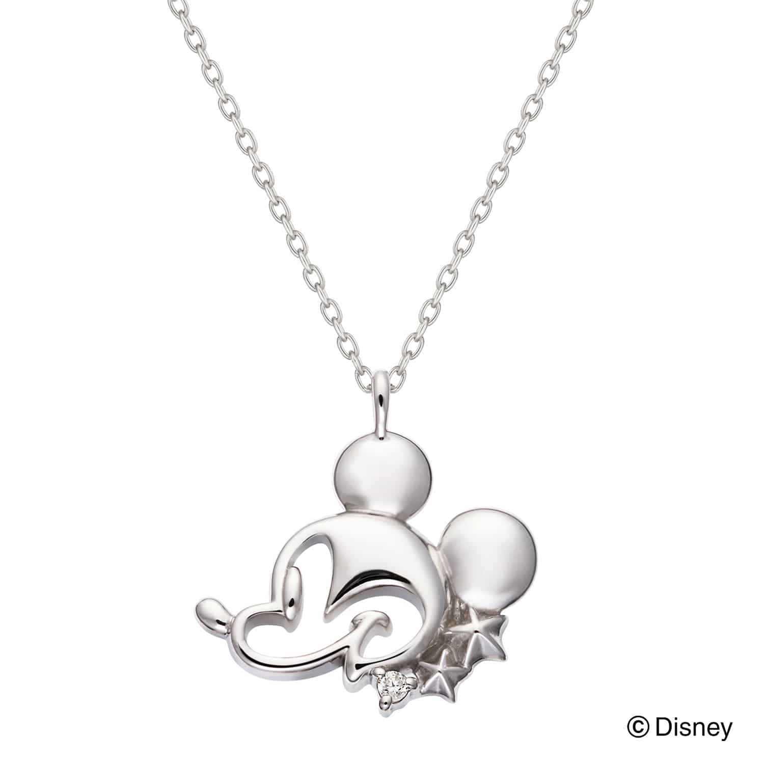 ミッキーマウスK10WGペンダント