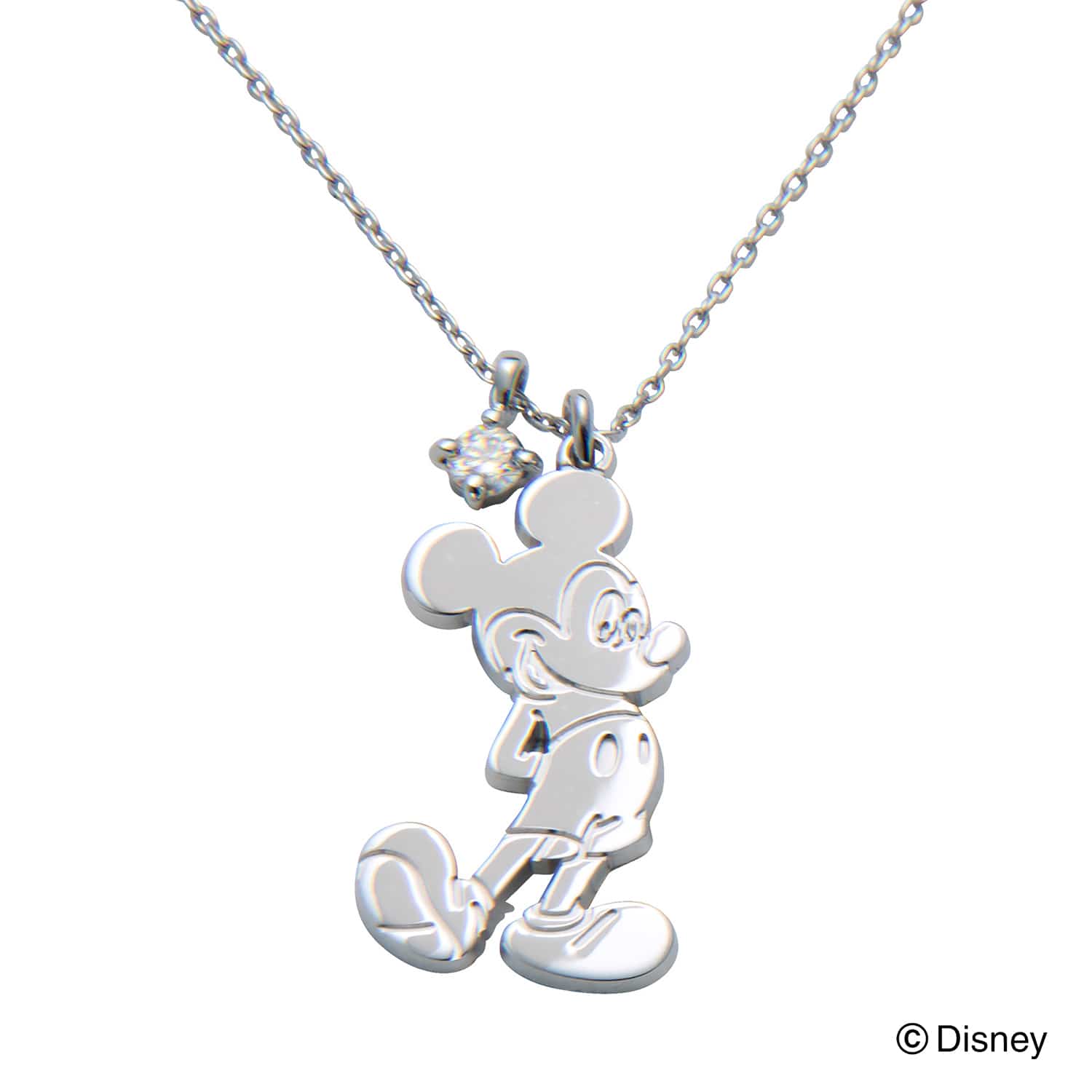 ミッキーマウスK10WGペンダント