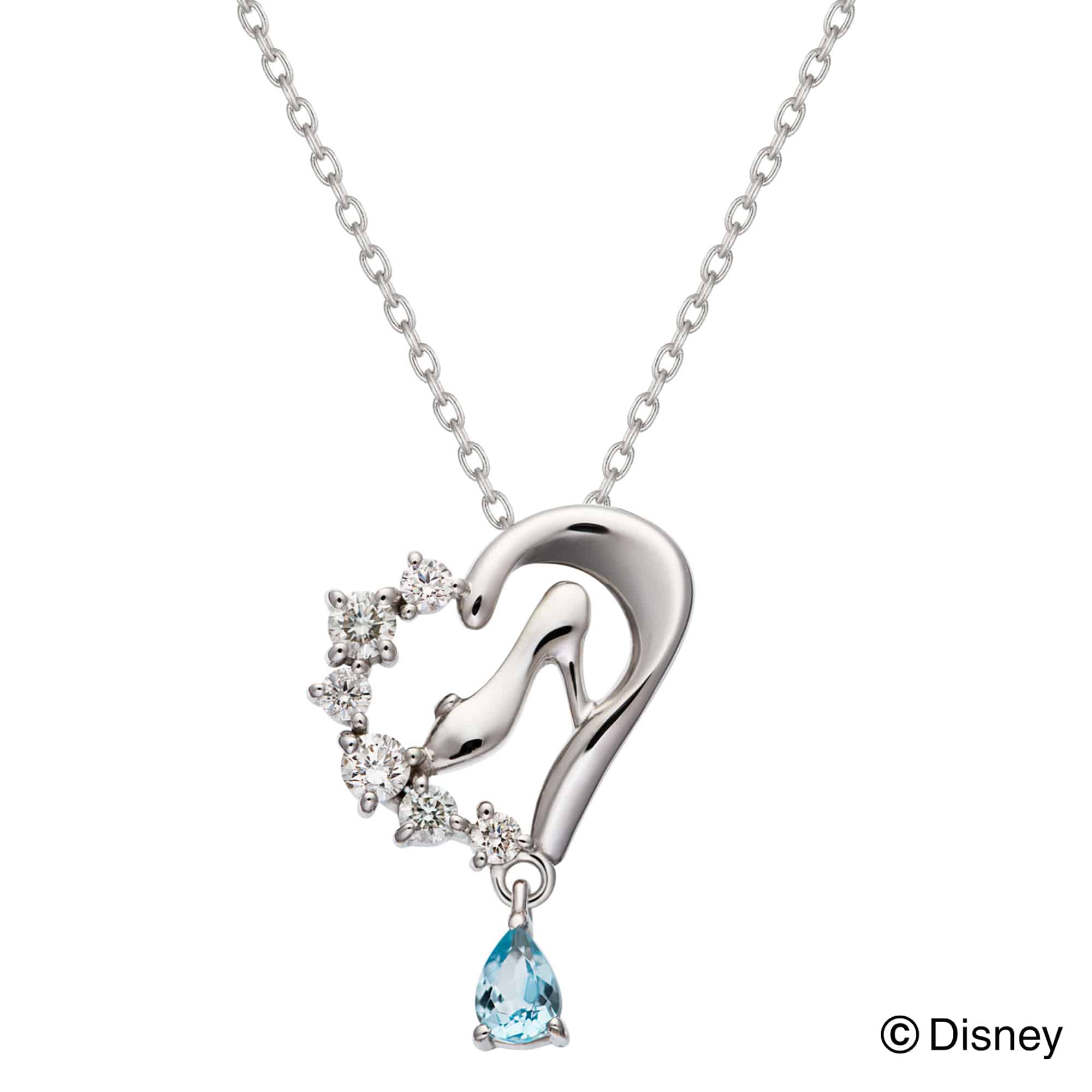 ディズニーシンデレラK10WGペンダント