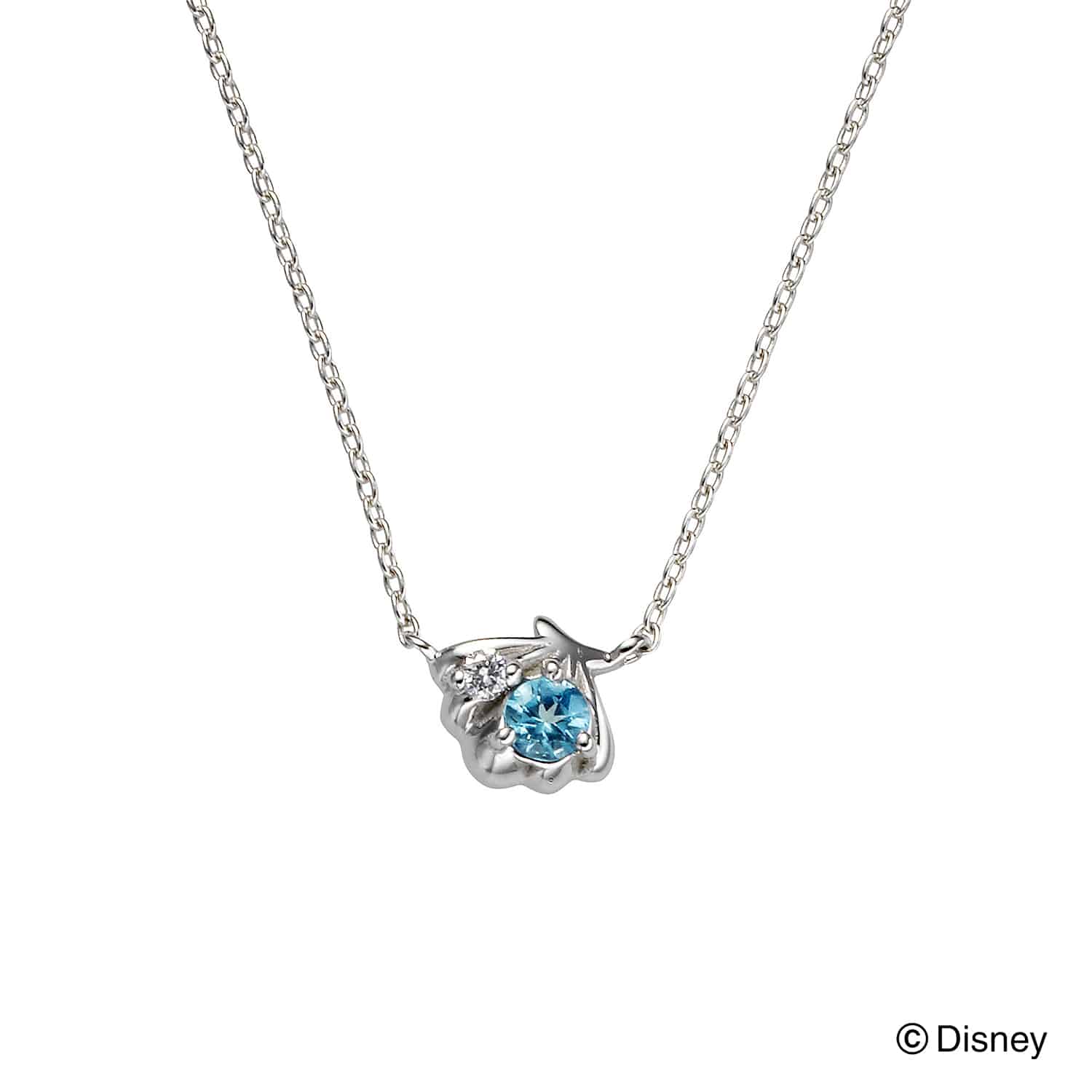 ディズニーリトルマーメイドK10WGペンダント