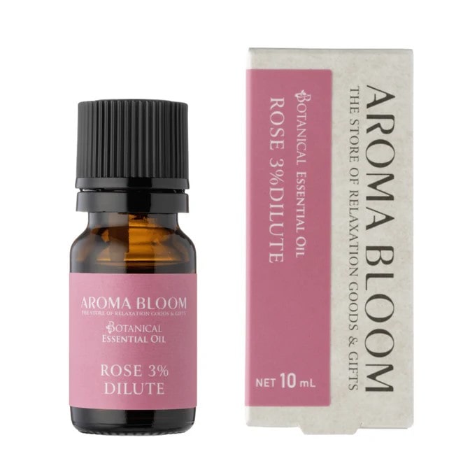 AROMA BLOOM エッセンシャルオイル 【 ローズ 3%DIL ※ホホバ油希釈 】10mL