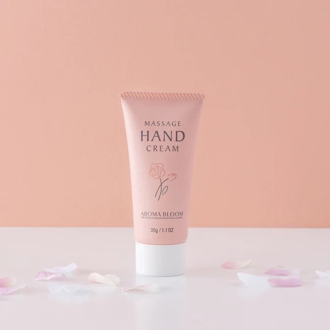 AROMA BLOOM マッサージハンドクリーム 【ノバラの香り】