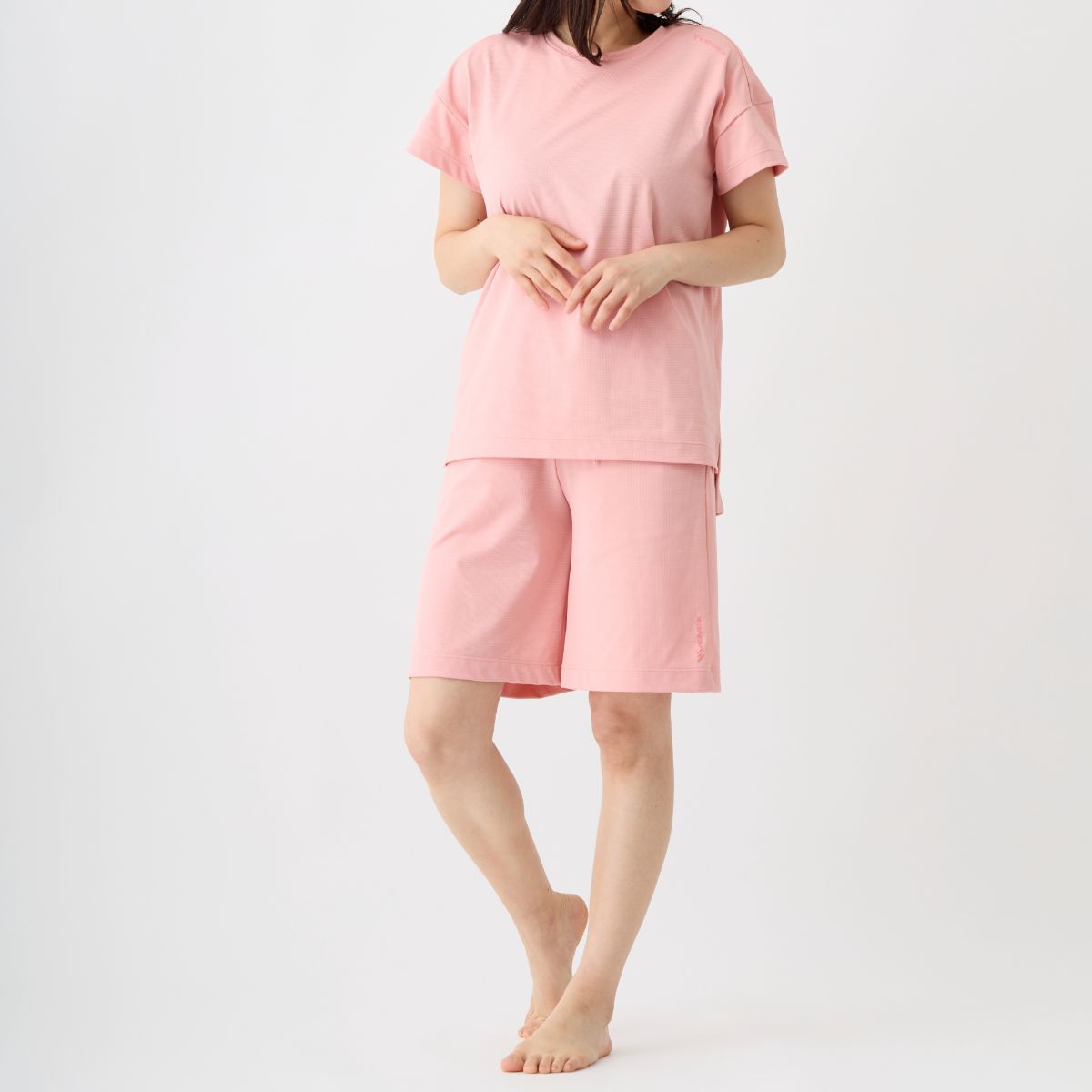 ベネクス リカバリーウェア 一般医療機器 スタンダードドライ+ ショートスリーブ ハーフパンツ 上下セット レディース サクラ サクラ M