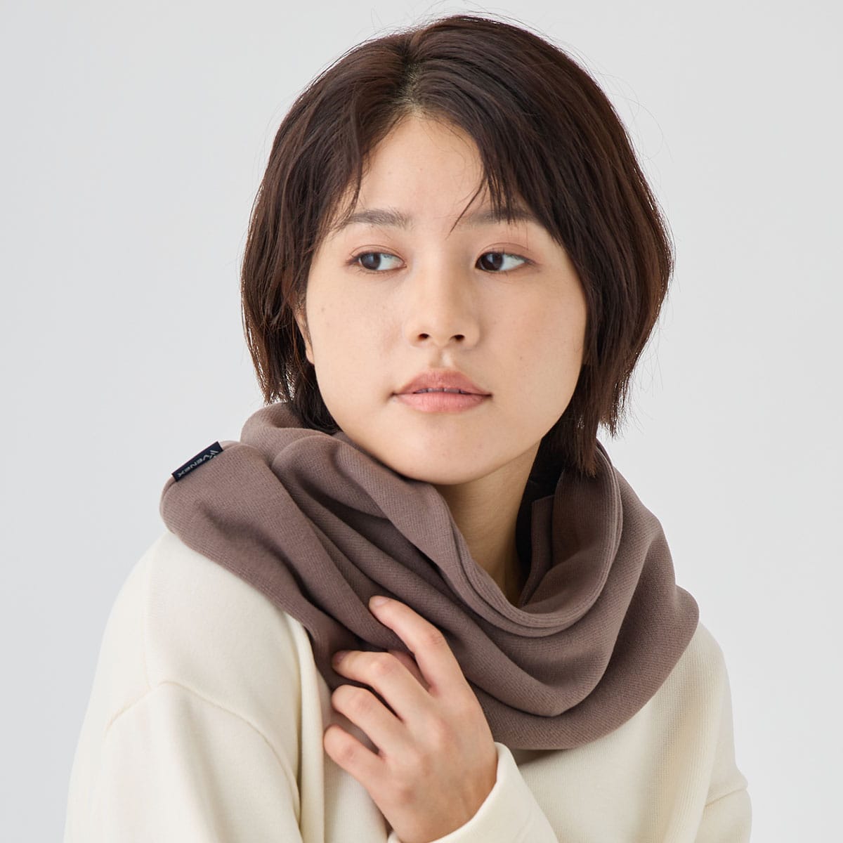 ベネクス リカバリーウェア ヒートスヌード モカ