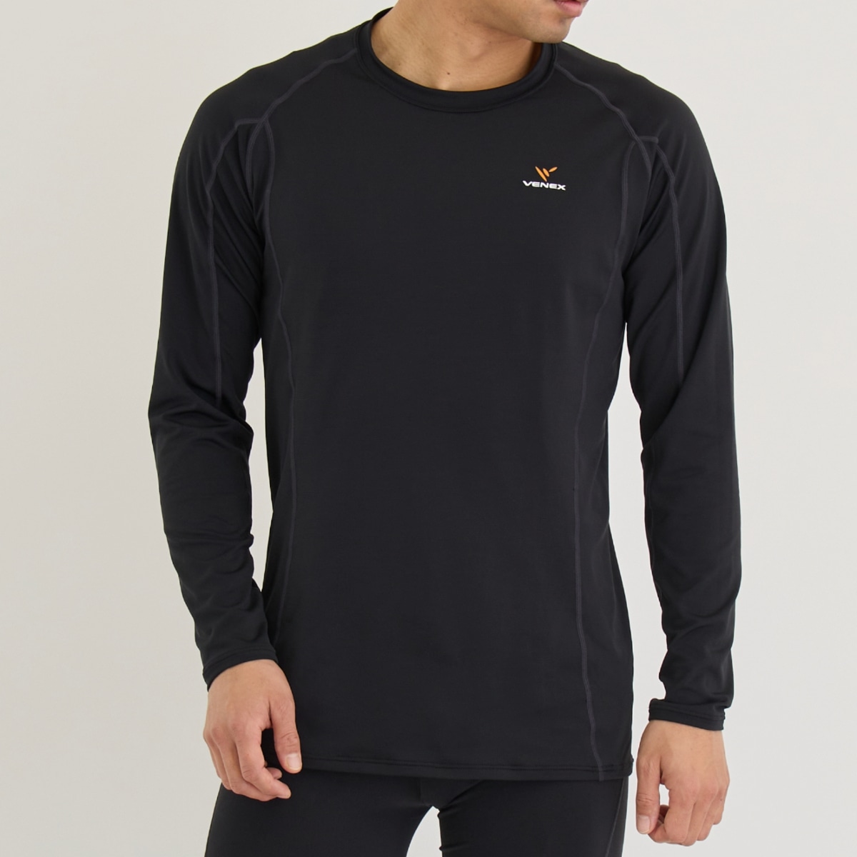 ベネクス リカバリーウェア 一般医療機器 リチャージ+ ロングスリーブ メンズ ブラック